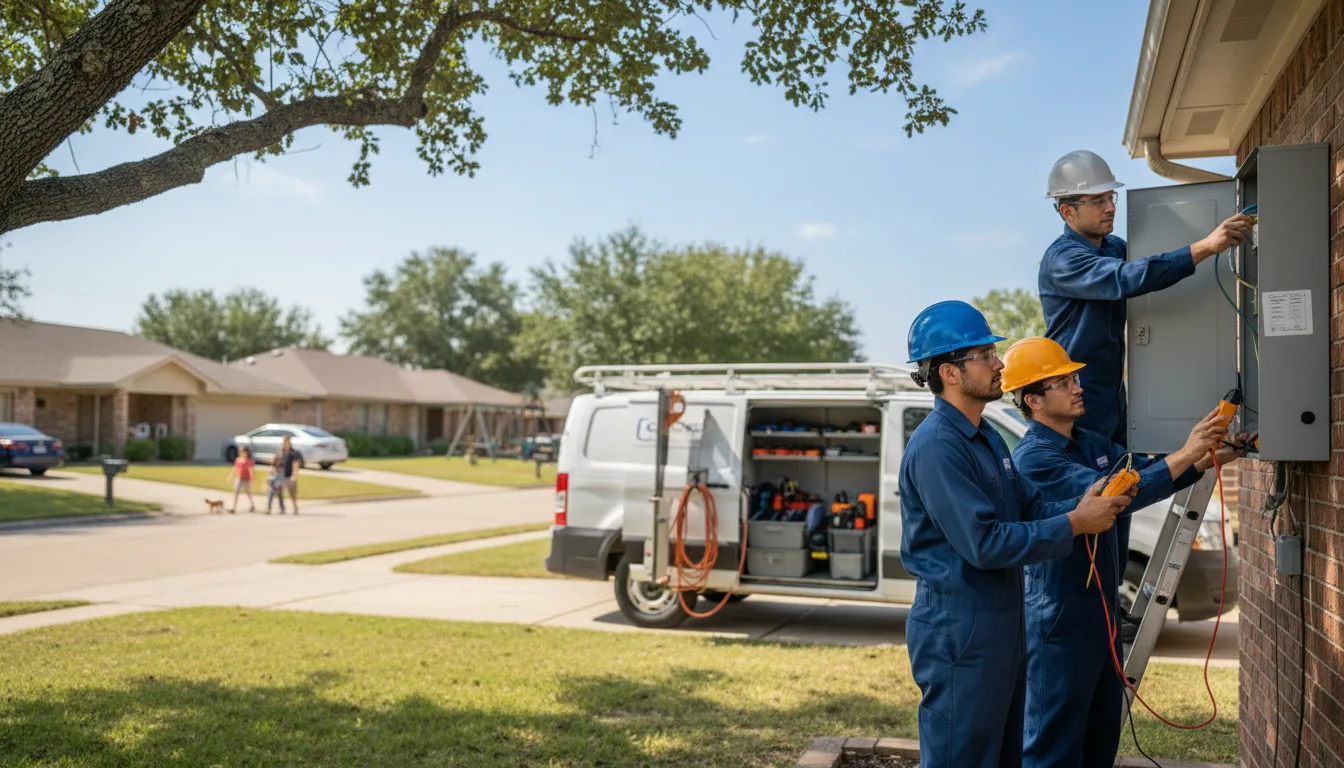 Certified electrician providing emergency electrical services in Castile, NY